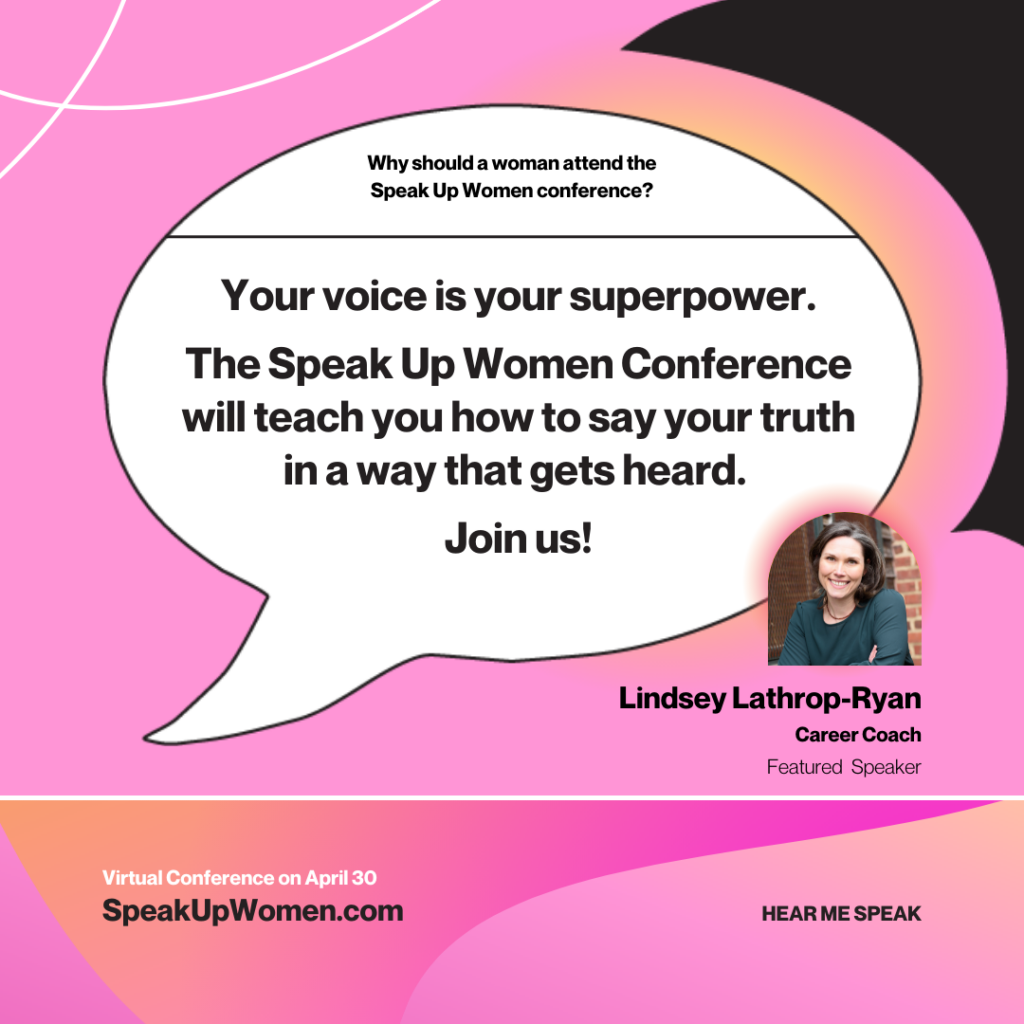 Lindsey Lathrop-Ryan - What people mean when they tell you to be proud of yourself. Speak Up Women Conference 2022