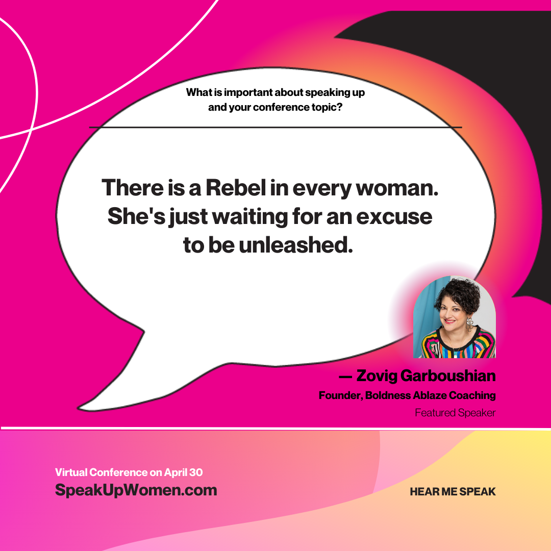 Zovig Garboushian, speaker at 2022 Speak Up Women Conference