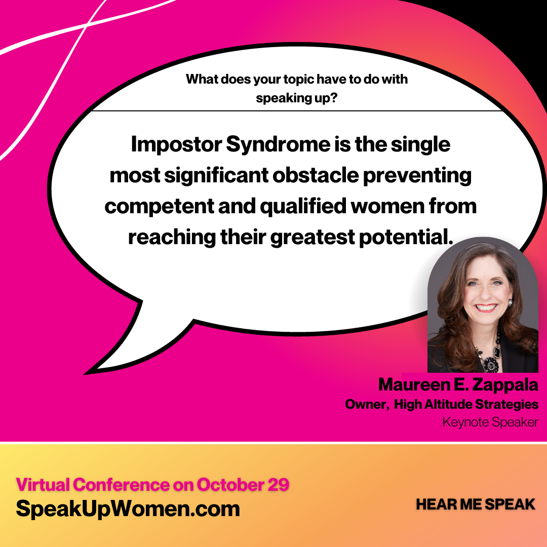 Maureen Zappala at Speak Up Women